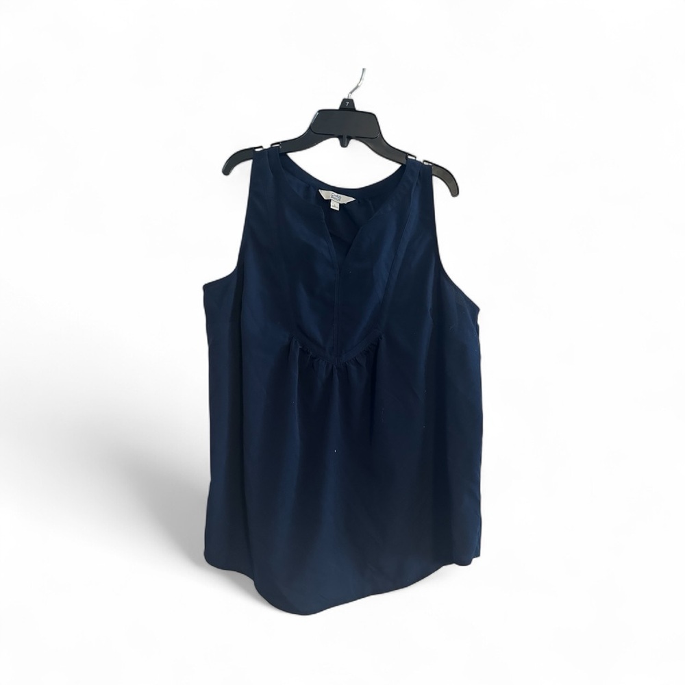 Croft & Barrow Dark Blue Sleeveless Blouse